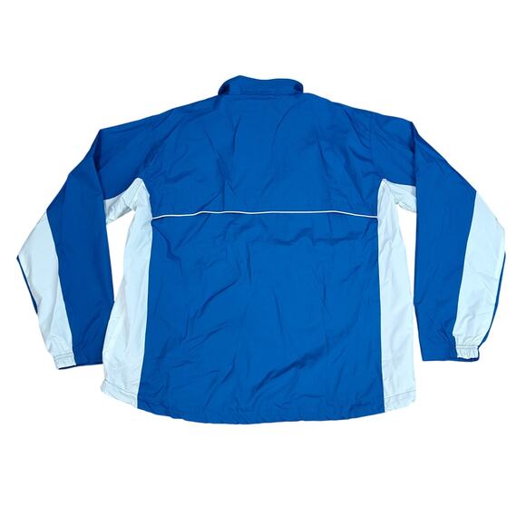 Vintage Soffe Windbreaker Track Jacket Full Zip Blue Vented Junior Xlarge - Picture 4 of 4